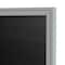Ghent Enclosed Letter Board, 2 Door, Vinyl, Indoor/Outdoor, 4 ft H x 5 ft W, Black PA24860BX-BK - alternate 4
